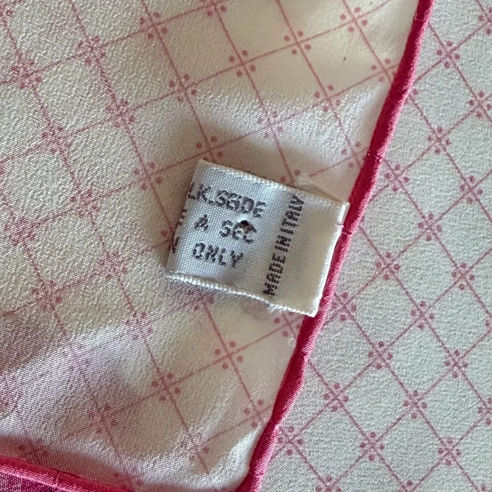 Christian Dior Floral Silk Scarf